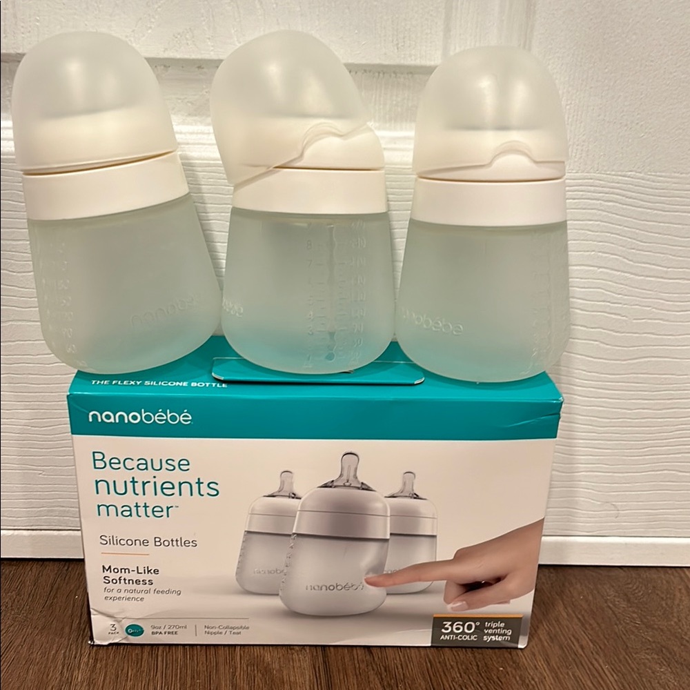 Nanobébé Silicone Baby Bottles
